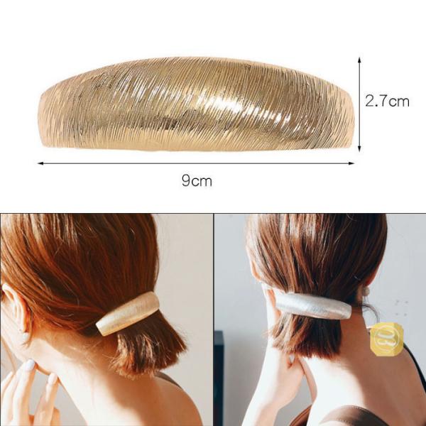   女性に人気なへアバレッタ 髪飾り