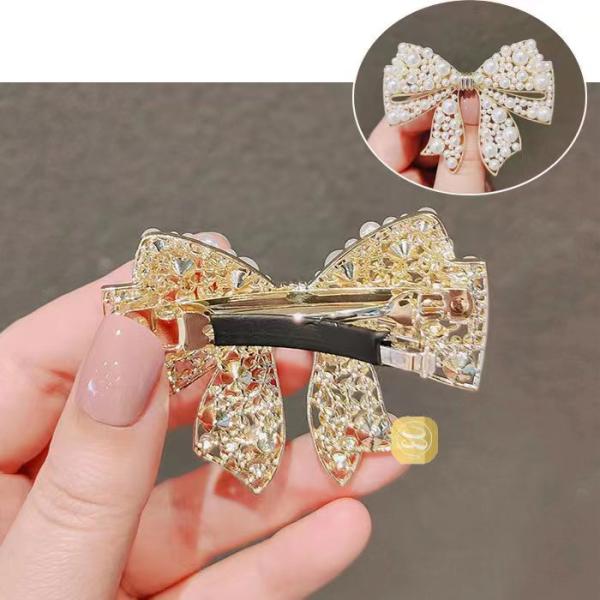   女性に人気なへアバレッタ 髪飾り