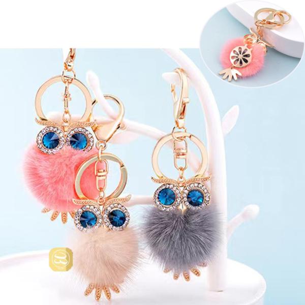 女性に人気なバッグチャームフクロウ バッグチャーム