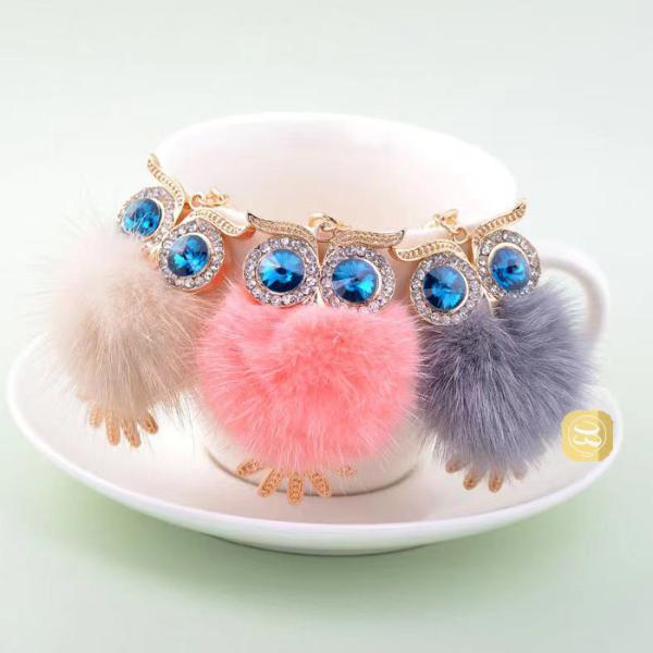 女性に人気なバッグチャームフクロウ バッグチャーム