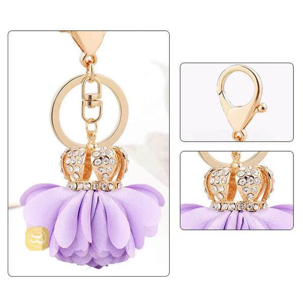 手の形状チャーム 王冠デザイン 赤いストーン付き Amazon | SUNNYCLUE