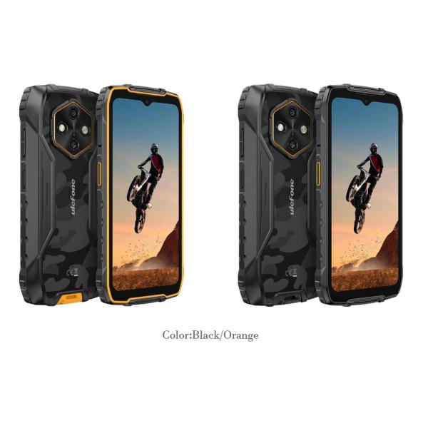 Ulefone RugKing 4 Pro 黒色 8+8GB 256GB 防水スマートフォン 10200mAh