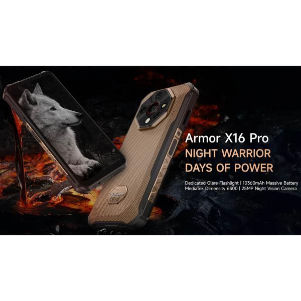 Ulefone Armor X16 Pro グレー 10360mAh 8+8GB 256GB 暗視カメラ 6.56