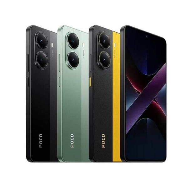 ガラスフィルム付＞POCO X7 Pro 5G 8-256GB 黒色 日本語＋グーグル