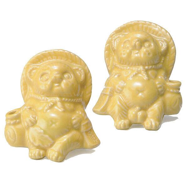 たぬたぬ ペア イエロー : スマートギフト Yahoo!店 - 通販 - Yahoo