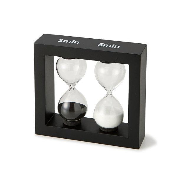 美しいフォルムの砂時計。インテリア性も高いデザインでキッチンスペースも良く映えます。紅茶の蒸らし時間に程よい3分と5分のマルチタイプ。商品 : 約 10.5 x 11.5 x 3 cm材質 : ガラス、天然木ボックス : 約 12.5 x ...