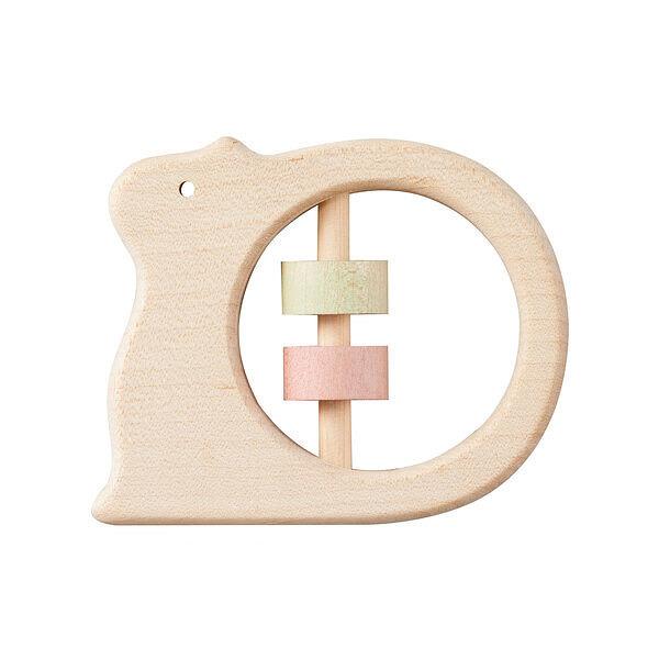 かわいらしいリスをモチーフにした木製ラトル。耳に心地よい木の音のガラガラです。口の含んでも安心な自然素材なので、歯がためとしてもおすすめです。サイズ : 約 90 x 73 x 20 mm対象年齢 : 0 才〜MADE IN JAPAN0歳...