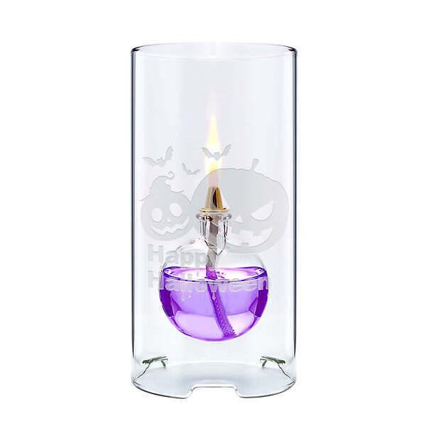 ハロウィンの夜にゆらゆらとランプの火が灯される「ジャック・オ・ランプ」。ランプのオイルは幻惑のバイオレットの色。ハロウィンに幻惑な空間を演出をしてくれます。このランプを点けて、幻惑的なハロウィンナイトを過ごしてみませんか？「ハッピーハロウィ...