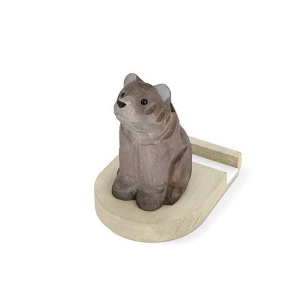 スマホと眼鏡をしっかり支える、やさしい表情の木彫りアニマルたち。背中でスマホを支えつつ、メガネやサングラスも収納してくれる1人2役な動物たち。就寝前の枕元やお仕事のデスクまわり、お料理中のキッチンなど様々なシーンで大活躍。木彫りのナチュラル...