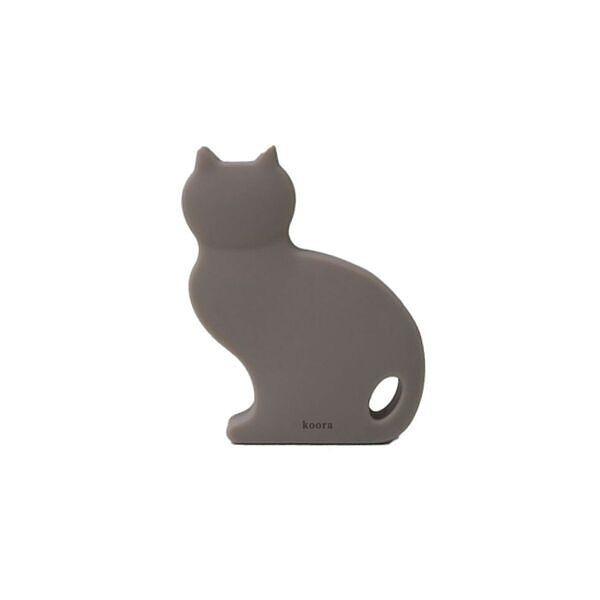 クーラ スカルプブラシ キャット グレー