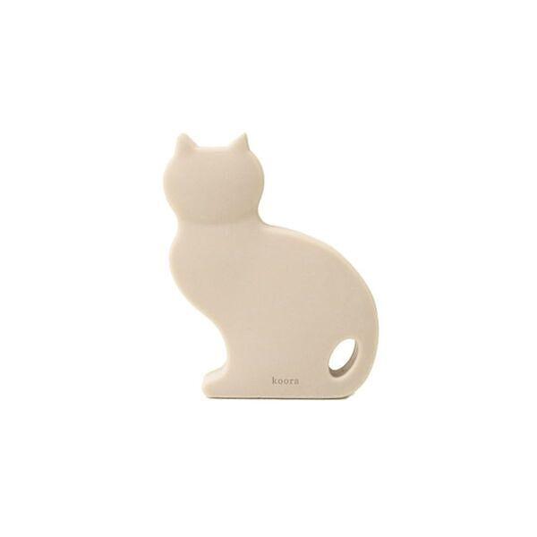 クーラ スカルプブラシ キャット アイボリー