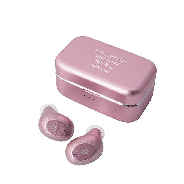 名入れ 女子力の高い ワイヤレスイヤホン ジェム ピンク メッセージが入るオリジナル充電ケースでプレゼントにピッタリ Mac Epn02pk スマートギフト Yahoo 店 通販 Yahoo ショッピング
