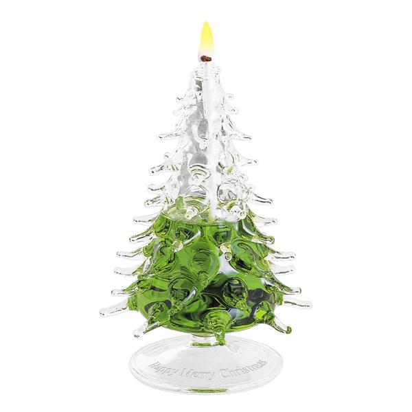 モミの木のようなツリー型のオイルランプです。ガラスオブジェとしてもかわいくてスタイリッシュ、ランプを点ければ癒しのリラックスタイムを楽しめます。底面に1行、メッセージを入れることができます。商品 : ランプ, オイル (300 mL)サイズ...