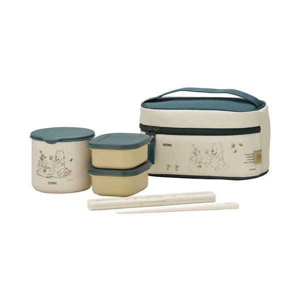 サーモス 保温弁当箱 くまのプーさん フォレストグリーン DBP252DS FG