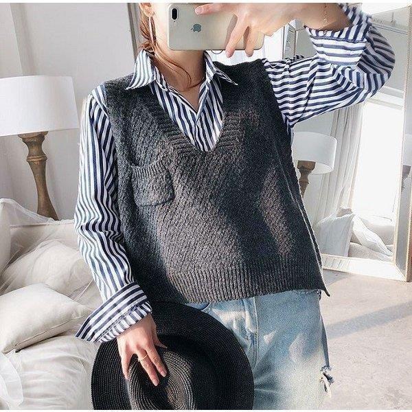 ニットベスト トップスニット おしゃれ 大人可愛い トレンドカラー トレンドコーデ ニットベスト レディース 人気ニット P Smartlist 通販 Yahoo ショッピング