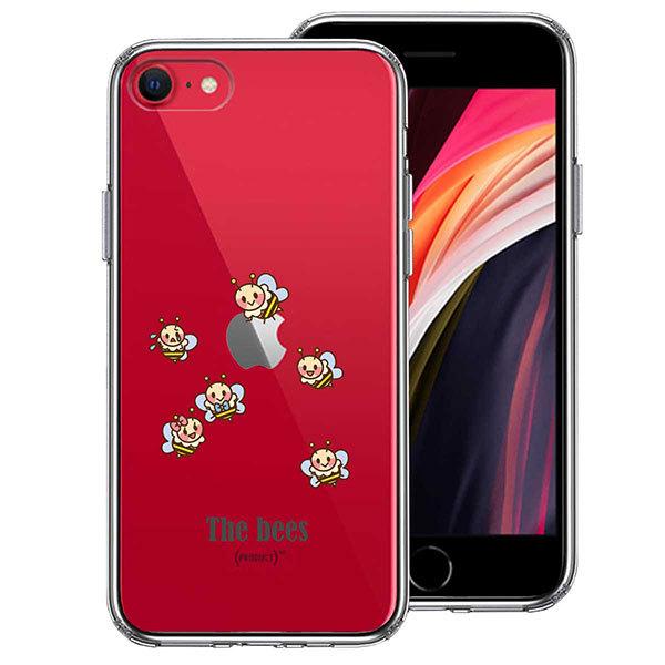 iPhone SE ��3���� ��2���� SE3 SE2 �P�[�X �n�[�h�P�[�X �n�C�u���b�h �N���A The Bees �~�c�o�` �I ���� �J�o�[ �A�C�t�H�� �X�}�z�P�[�X
