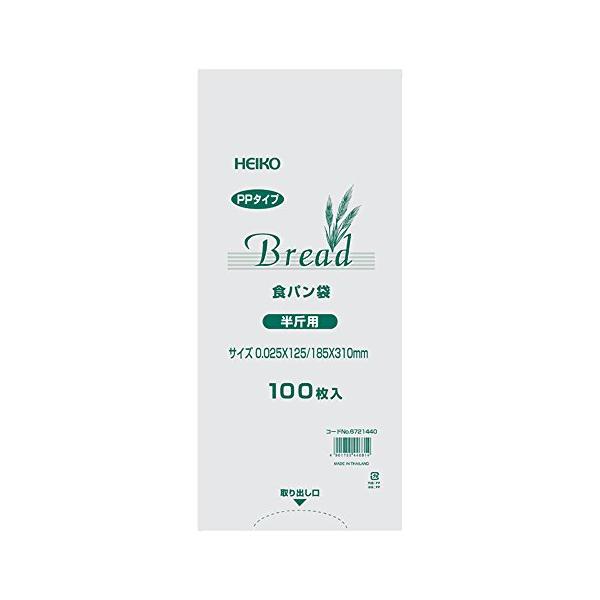 ＨＥＩＫＯ 　ＰＰ食パン袋　半斤用　１００枚入り 006721440