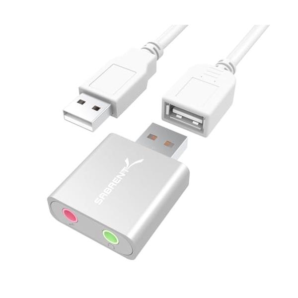 SABRENT �A���~�j�E���� USB �O�t���X�e���I�T�E���h�A�_�v�^�[�iWindows/Mac�p�j �v���O���v���C �h���C�o�s�v [�V���o�[] ���i�摜