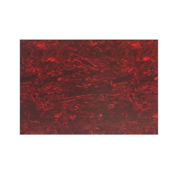 Musiclily アコースティック用ピックガードシートピックガード素材板 200x250x0.7mm 、赤べっ甲