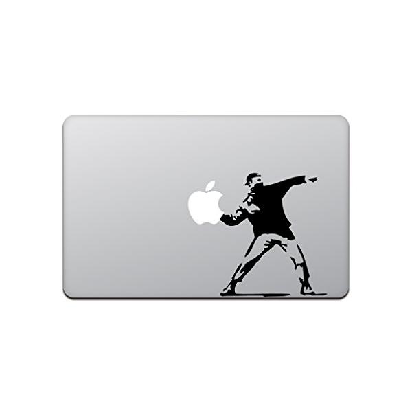 カインドストア MacBook Air/Pro 11 / 13インチ マックブック ステッカー シール バンクシー モロトフ ガイ Banksy