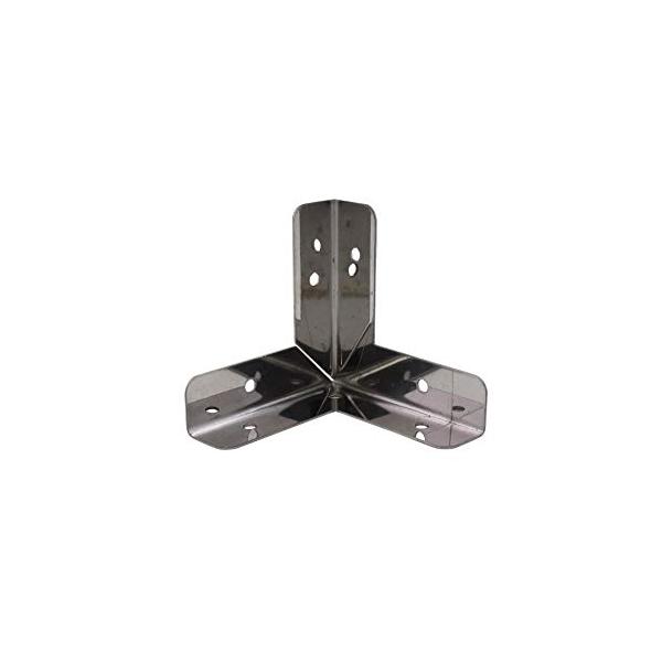 ダイドーハント (DAIDOHANT) (補強金物) ステンレス 三方面 コーナー型 [SUS304] (W)11x(A)38x(B)38mm