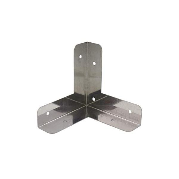 ダイドーハント (DAIDOHANT) (補強金物) ステンレス 三方面 コーナー型 [SUS304] (W)15x(A)52x(B)52mm