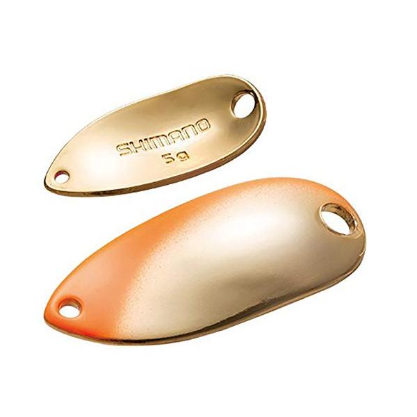 シマノ(SHIMANO) スプーン カーディフ ロールスイマー プレミアムメッキ 2.5g TR-M25R 70T オレンジゴールド