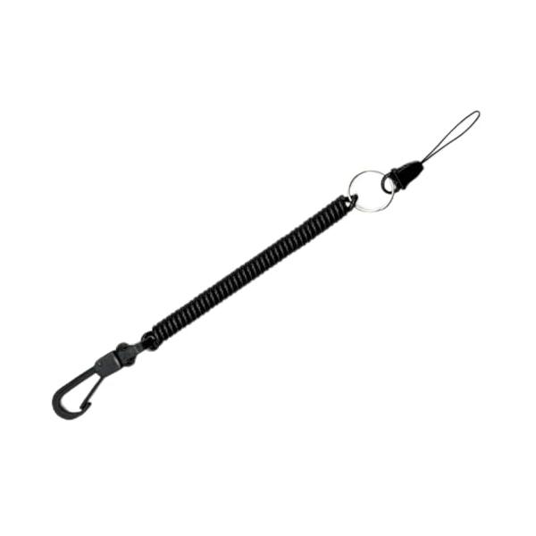 BeyonMind 鍵 スマホ 落下防止 スーパーコイルフック ナスカン/紛失防止 キーチェーン (約100cm) コイルストラップ フック脱着