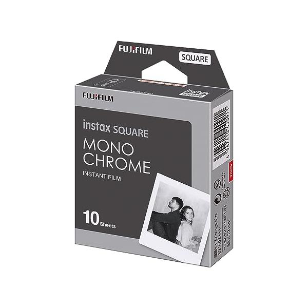 富士フイルム(FUJIFILM) スクエアフォーマットフィルム instax SQUARE モノクロームフレーム 10枚入 INS SQ MON
