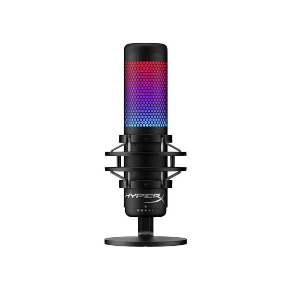 HyperX QuadCast S RGB USB Condenser Microphone - Black