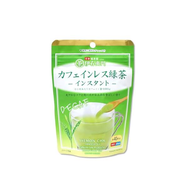 伊右衛門 カフェインレス インスタント緑茶 32g