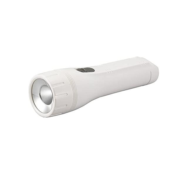オーム電機 懐中電灯 LED懐中ライト 58ルーメン 単2形乾電池2本付き LHP-05C5 07-8011 OHM