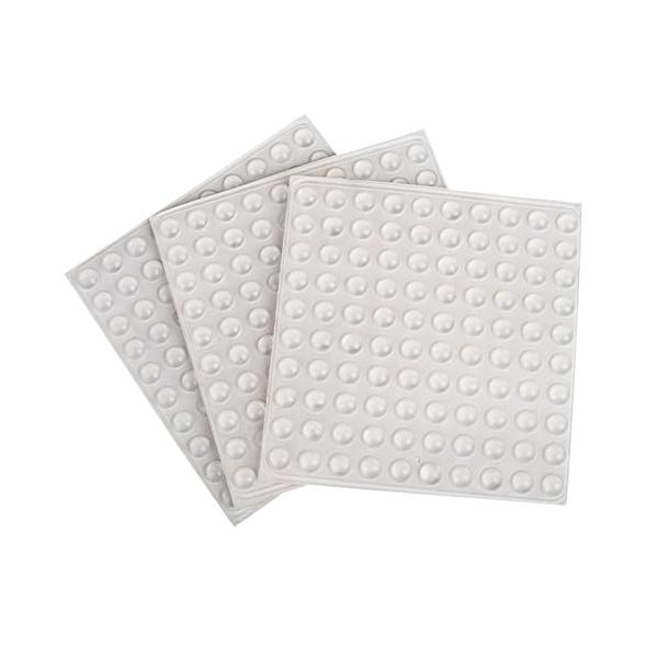 ALLVD 100粒入り家具 滑り止め ゴム足 シール ソフトクッション 緩衝 滑り止め シール 透明/クリアー色 丸型・円形 粘着タイプ 防振