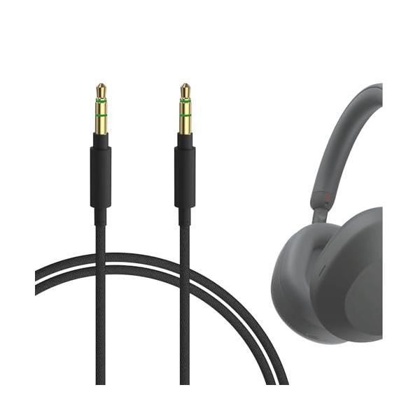 Geekria ケーブル ナイロン編組 互換性 オーディオコード ソニー Sony WH-1000XM6 ULT WEAR WH-XB920N