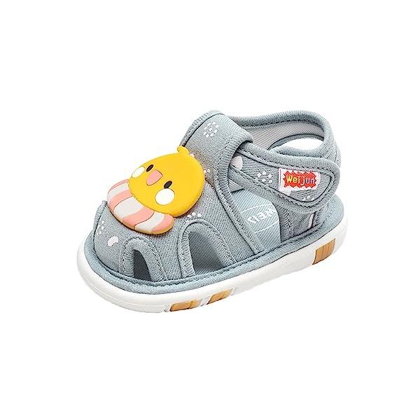 [HAYAHARU] サンダル キッズ ベビーシューズ スポーツ サンダル ベビー 笛付き 男の子 女の子 アウトドア 子供 靴 つま先保護 滑
