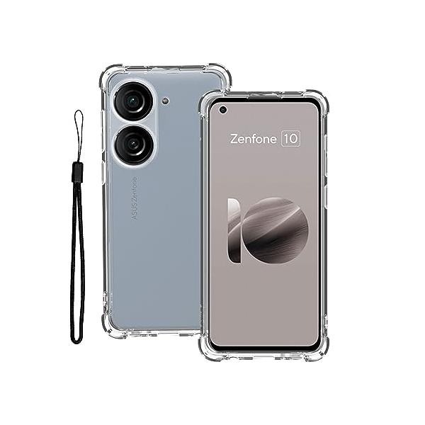 ASUS Zenfone 10 用 ケース 保護ケース KONXISA 軽薄型 ケース TPUバンパーカバー レンズ保護 耐久性 耐衝撃 全面保