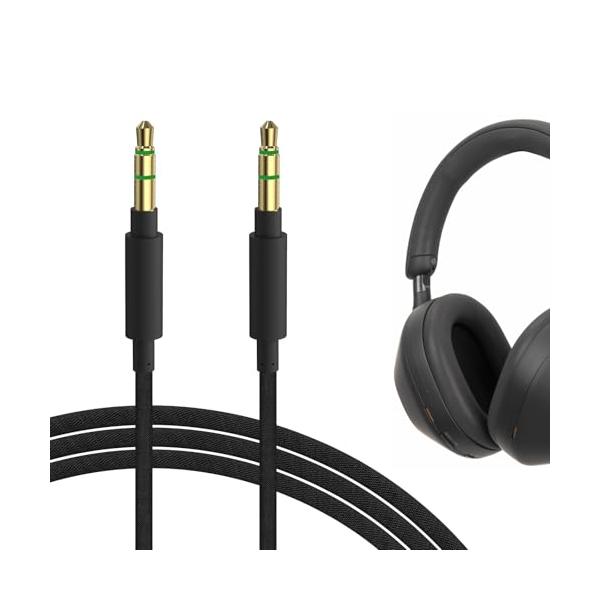 Geekria ケーブル ナイロン編組 互換性 オーディオコード ソニー Sony WH-1000XM6 WH-1000XM5 WH-1000X