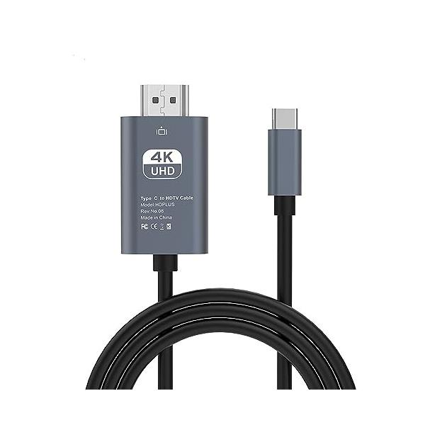 ALLVD USB C HDMI 変換ケーブル 30Hz 映像出力【USB Type C to HDM I 接続ケーブル 2M 】4K@30Hz