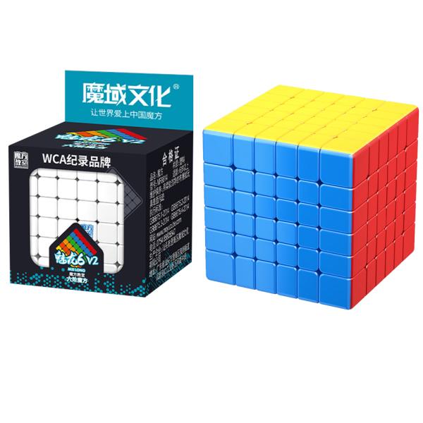 MoYu 魔方教室の6x6x6キューブ素体: ステッカーレス