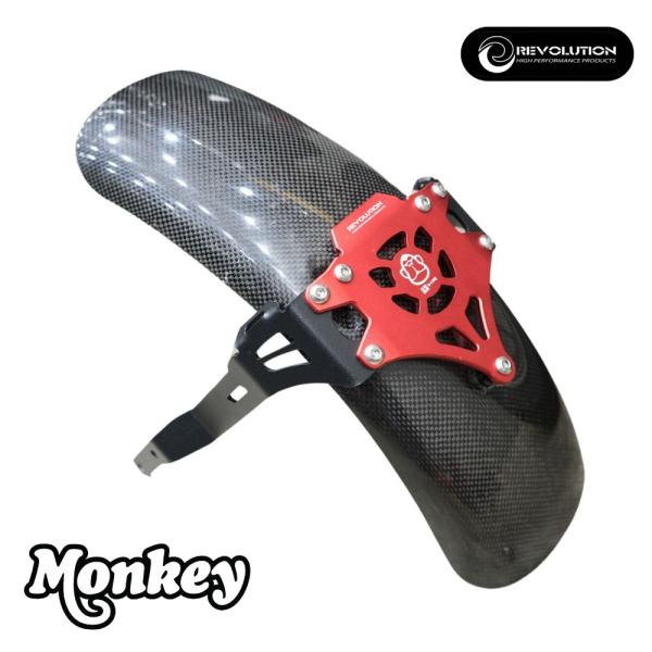 REVOLUTION ダウンフェンダーステー ホンダ モンキー125用 /Front Fender Bracket For HONDA MONKEY125 JB02 JB03 フロントフェンダーブラケット