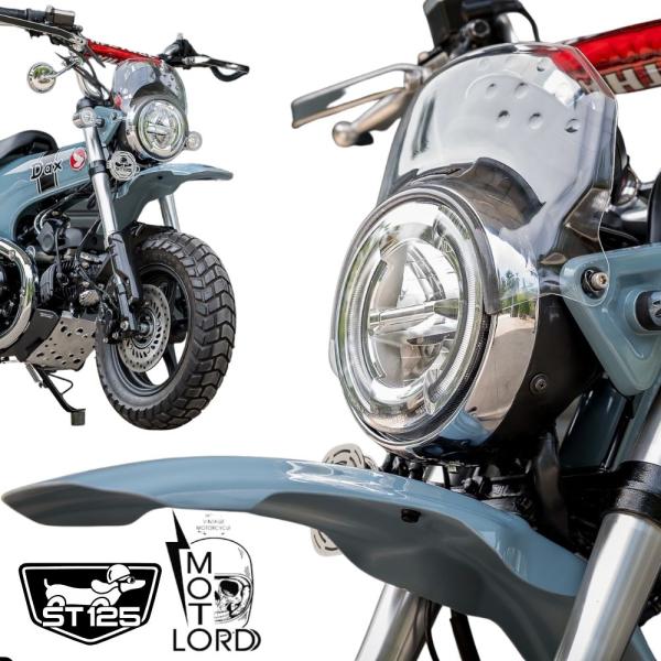 HONDA ダックス　フロントフォーク、ホイール　セット ホンダ MotolordD ダックス125 フロントフェンダー スクラン