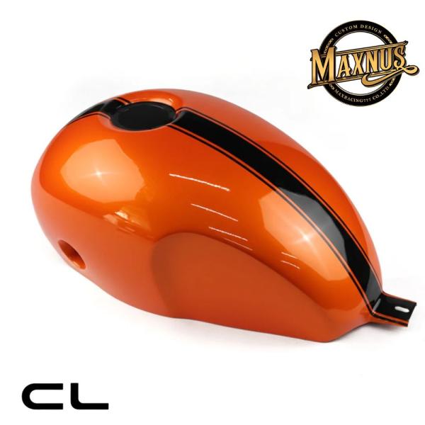 *お取り寄せ商品*BLACKWING(旧MAXNUS） ホンダ CL250 / CL500用 タンクカバー オレンジ×ブラック V24 カスタムパーツ 2023-2025