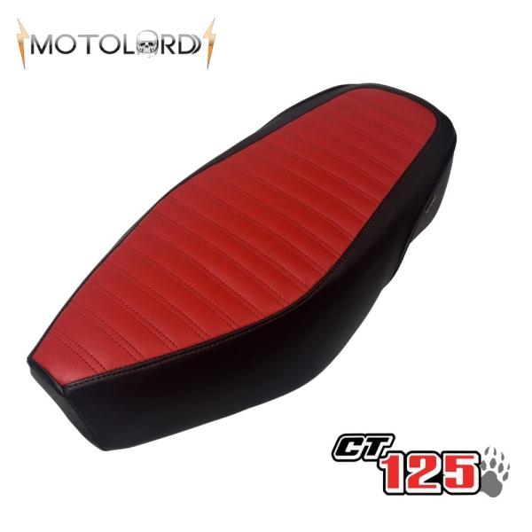 MotolordD ホンダ ハンターカブCT125 交換用ロングシートV1 レッド Long Seat V1 for Honda CT125 JA55 JA65