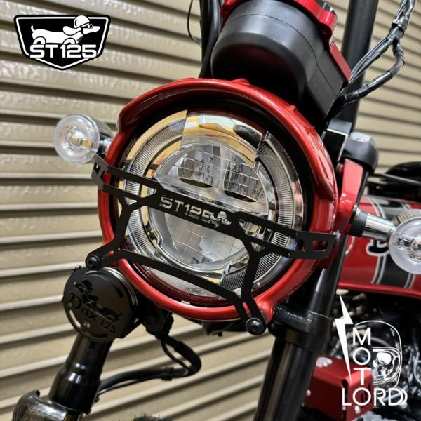 ホンダ ダックス125用 ヘッドライトガード モトロード/Motolordd Head Light Cover V4 For HONDA DAX125 JB04DAX125  カスタムパーツItem Information         ...