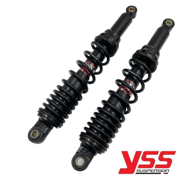 YSS リアサスペンション 365mm ブラック/レッド 美品 YSS正規品365mmリアショック/リアサスペンションDTGシリーズ