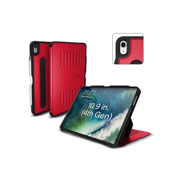 ZUGU - Slim Protective Case for iPad Air 11 M2/M3 (2024/2025) and Apple iPad Air 10.9 (4th/5th Generation, 2020/2022) - Red