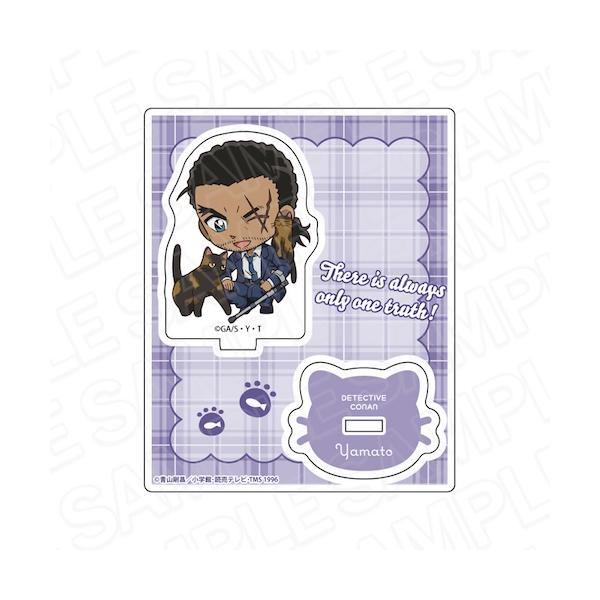 韓国アニメイトカフェ　名探偵コナン　コラボ　アクリルスタンド大和敢助 2個セット 名探偵コナン アニメイトカフェ 韓国 コラボ グッズ 缶バッジ