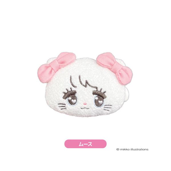 mikko illustrations ぬいぐるみバッジ ムース MK16-01 : Smazak