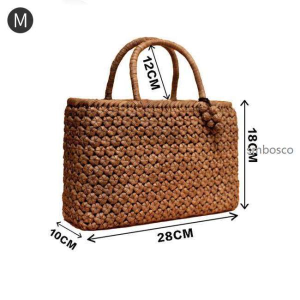 六角花編み 山葡萄かごバッグ 山ぶどうバッグ 職人手作り 籠バッグ