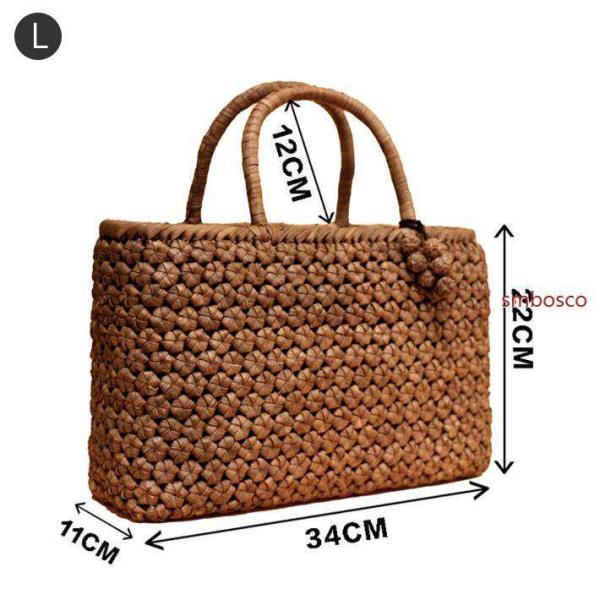 六角花編み 山葡萄かごバッグ 山ぶどうバッグ 職人手作り 籠バッグ